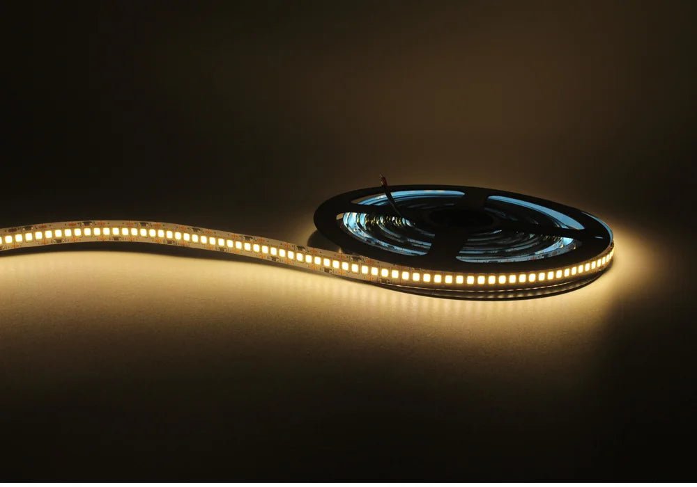 12V LED Strip Light | Ultra - Bright SMD 2835 240 LEDs/m That Glows Evenly & Sticks Firmly | Warm White, Cool White & Natural White | 1m–5m Lengths - Holcart
