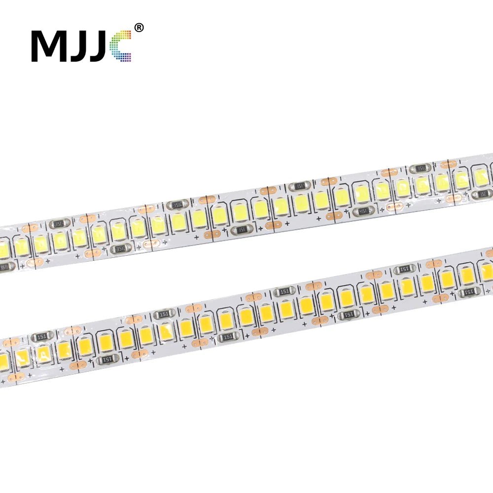 12V LED Strip Light | Ultra - Bright SMD 2835 240 LEDs/m That Glows Evenly & Sticks Firmly | Warm White, Cool White & Natural White | 1m–5m Lengths - Holcart