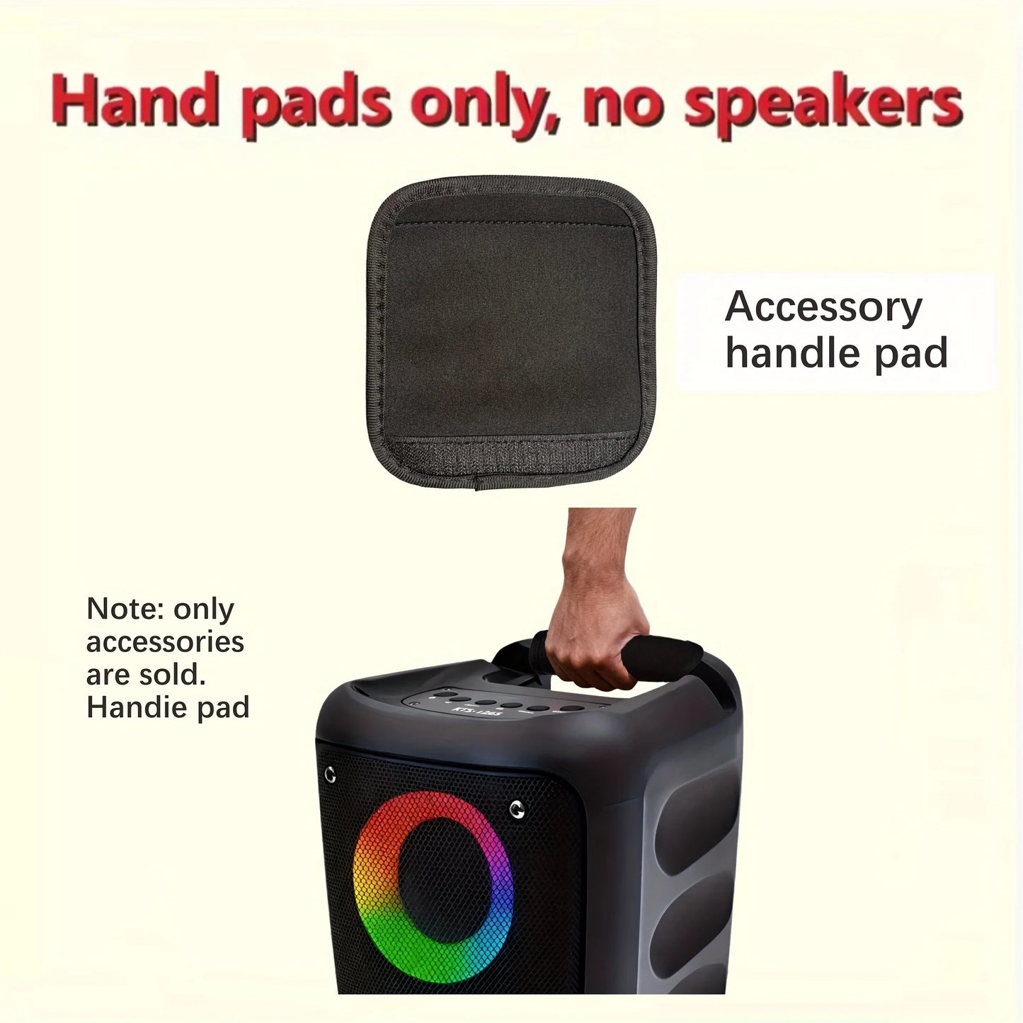 JBL Boombox 1/2/3 Handle Protector | Non - Slip Grip That Protects Your Speaker & Your Hands | Durable Textile Cover That Fits Perfectly - Holcart