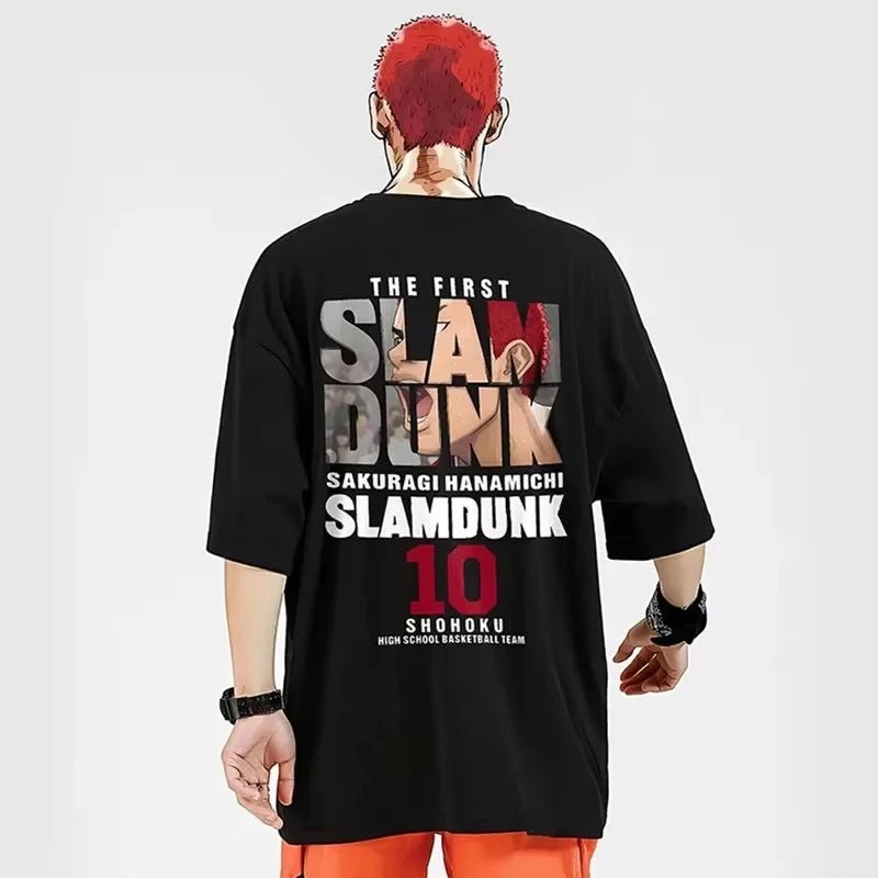Men's Graphic Print Oversized T-Shirt | Pure Cotton That Feels Soft All Day | Bold Anime & Street Art Designs | Sizes S–4XL - Holcart