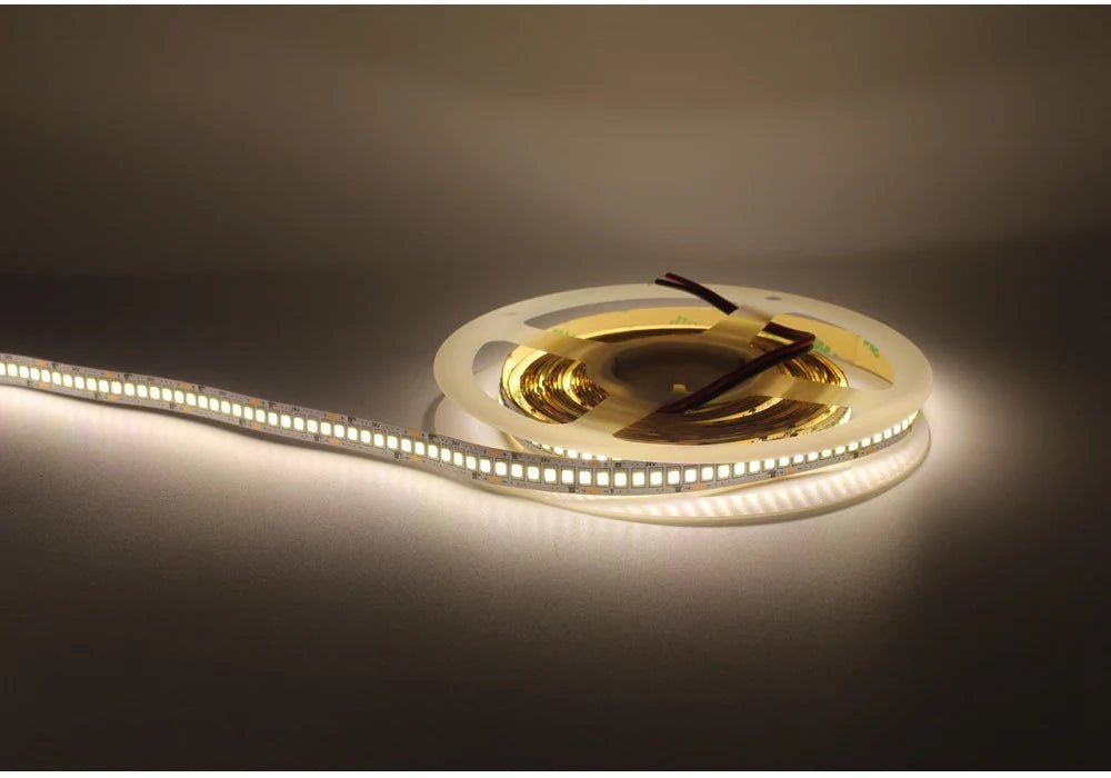 12V LED Strip Light | Ultra - Bright SMD 2835 240 LEDs/m That Glows Evenly & Sticks Firmly | Warm White, Cool White & Natural White | 1m–5m Lengths - Holcart