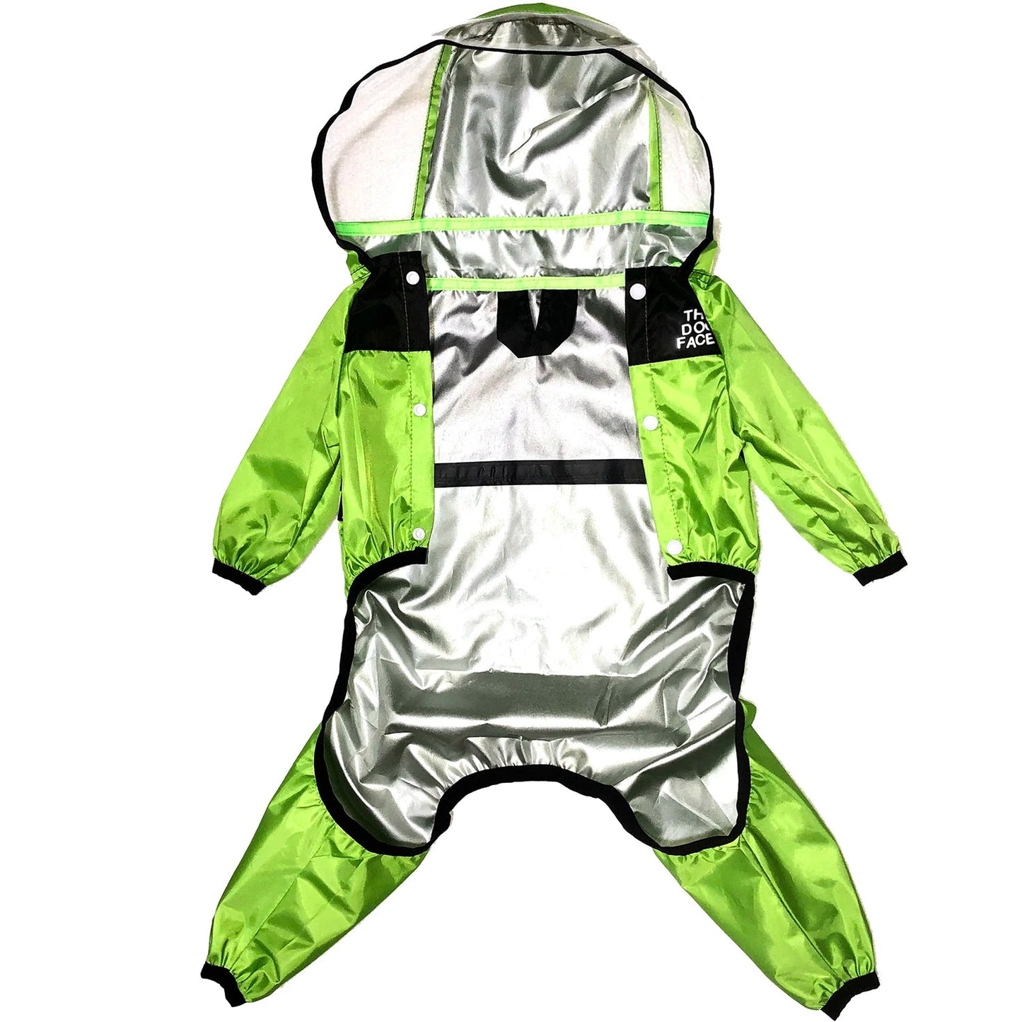Dog Face Pet Raincoat | Soft Waterproof Hoodie That Keeps Your Pup Dry & Adorable | Lightweight Jumpsuit Jacket for Small to Large Dogs | Sizes XS–4XL - Holcart