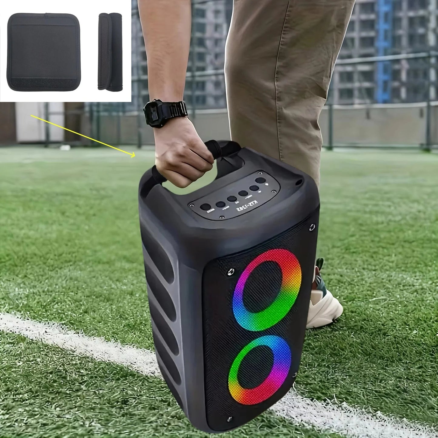 JBL Boombox 1/2/3 Handle Protector | Non - Slip Grip That Protects Your Speaker & Your Hands | Durable Textile Cover That Fits Perfectly - Holcart