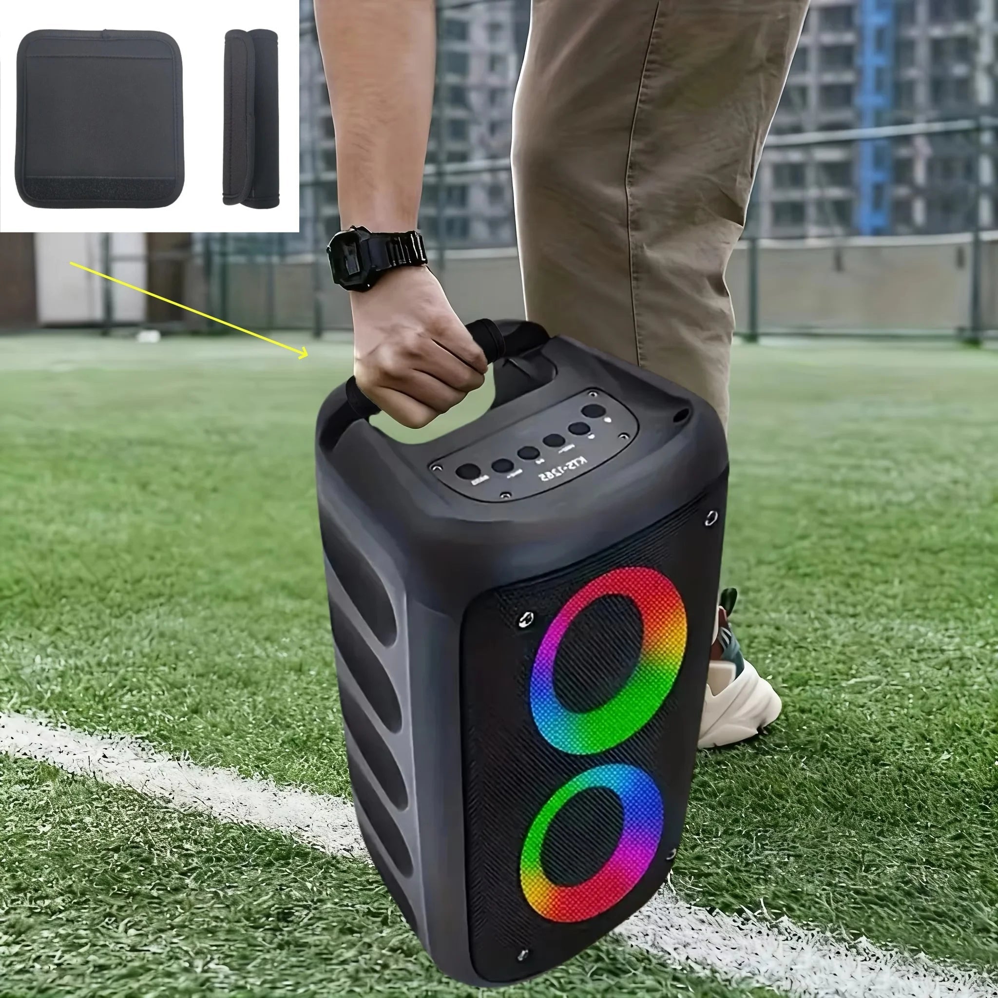 JBL Boombox 1/2/3 Handle Protector | Non - Slip Grip That Protects Your Speaker & Your Hands | Durable Textile Cover That Fits Perfectly - Holcart