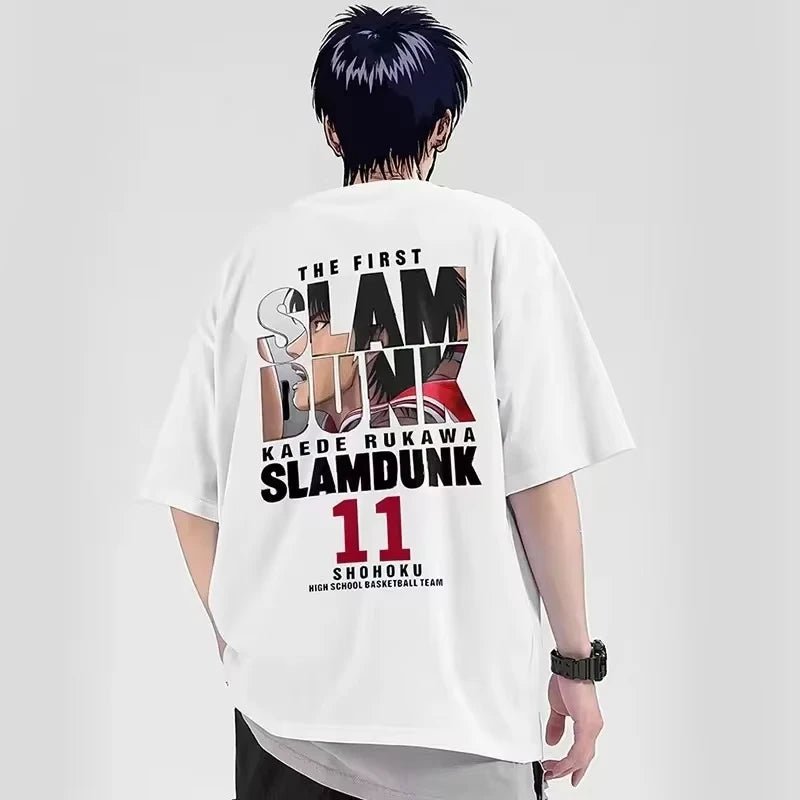 Men's Graphic Print Oversized T-Shirt | Pure Cotton That Feels Soft All Day | Bold Anime & Street Art Designs | Sizes S–4XL - Holcart