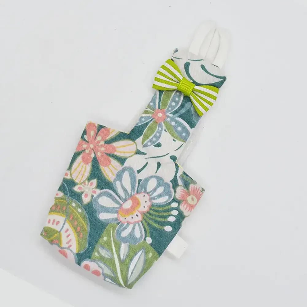 Parrot Diaper Flight Suit with Bowtie | Soft Washable Cotton That Wraps Your Bird in Comfort & Style | 9 Colorful Prints | Sizes XS–XL - Holcart