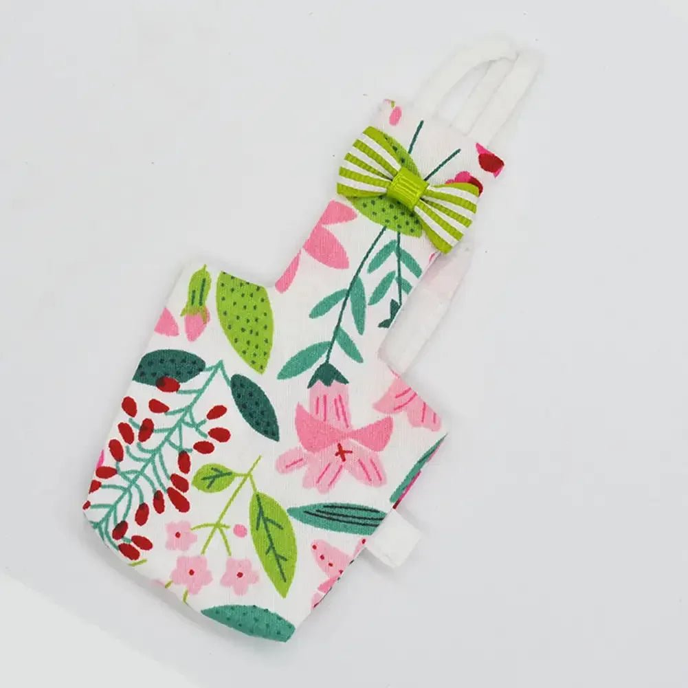 Parrot Diaper Flight Suit with Bowtie | Soft Washable Cotton That Wraps Your Bird in Comfort & Style | 9 Colorful Prints | Sizes XS–XL - Holcart