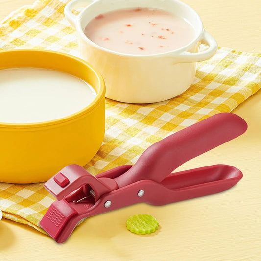 Silicone Kitchen Plate Gripper & Bowl Clamp | Anti - Scald Dish Holder Clip for Microwave, Oven & Air Fryer | Heat - Resistant Non - Slip Cooking Tool - Holcart